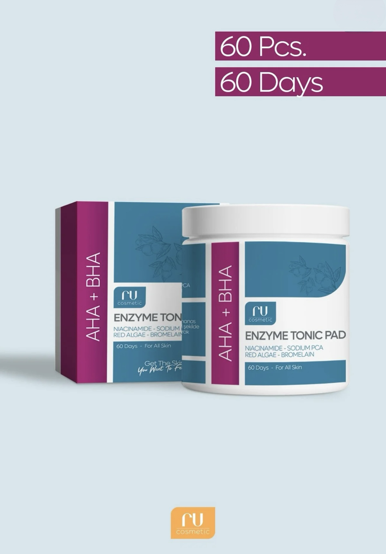 RU AHA + BHA Enzyme Tonic Pads