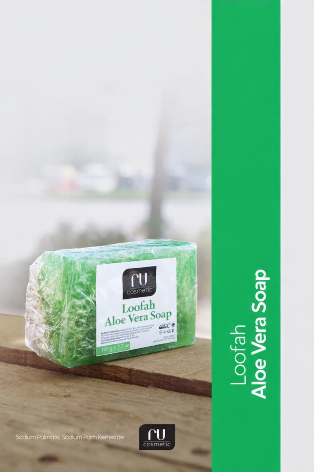 Natural Pumpkin Fiber Aloe Vera Soap